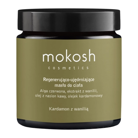 Mokosh - Simító, regeneráló és feszesítő testvaj - Kardamom vaníliával - 120ml