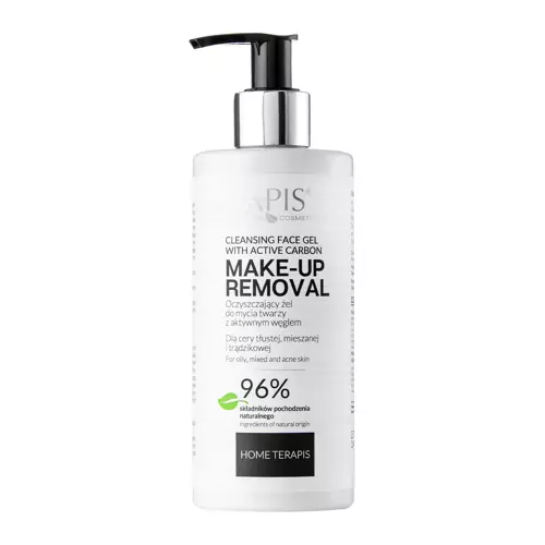 Apis - Cleansing Face Gel with Active Carbon - Arctisztító Gél Aktív Szénnel - 300ml
