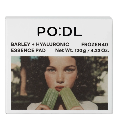 PO:DL - Barley Hyaluronic Frozen40 Essence Pads - Hidratáló Arckorongok - 70db