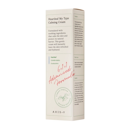 Axis-y - Heartleaf My-Type Calming Cream - Könnyű Géles Arckrém - 60ml