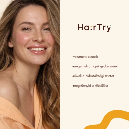 HairTry - Push Up - Volumennövelő és Rugalmasító Sampon - 500 ml
