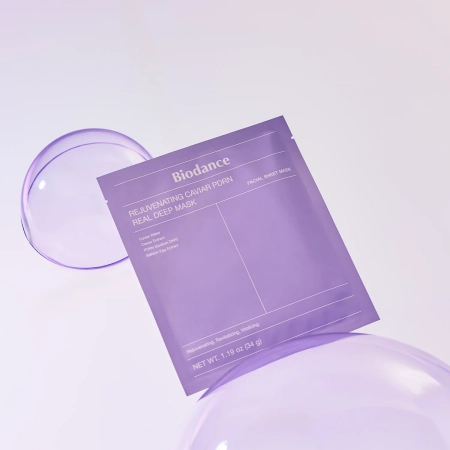 Biodance - Rejuvenating Caviar PDRN Real Deep Mask - Kollagénes Arcmaszk PDRN-nel - 1db/34g