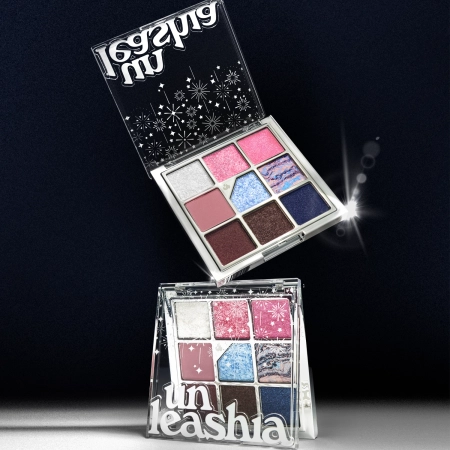 Unleashia - Glitterpedia Eye Palette - Vegán Szemhéjfesték Paletta - 8 All of Dancing Swan - 6,6g