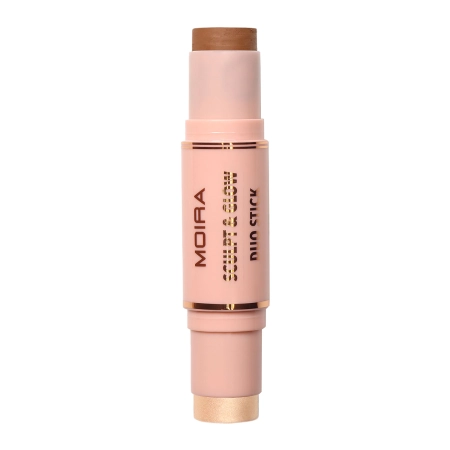 Moira - Sculpt & Glow Duo Stick - Kontúrozó Stift - 400 Glowing Up! - 6g+5,2g