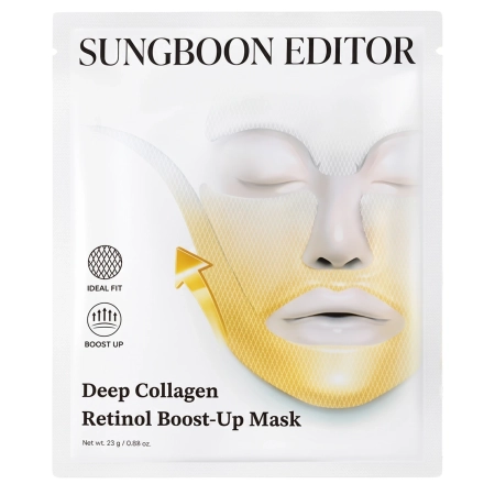 Sungboon Editor - Deep Collagen Retinol Boost Up Mask Set - Kollagénnel és Retinollal Dúsított Feszesítő Maszk Készlet - 4db/25g