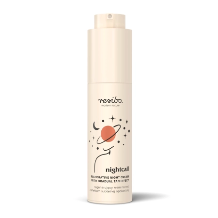 Resibo - Nightcall - Regeneráló Éjszakai Krém Finom Barnító Hatással - 50ml