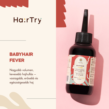 HairTry - Babyhair Fever - Melegítő Hajnövesztő Kezelés - 100ml