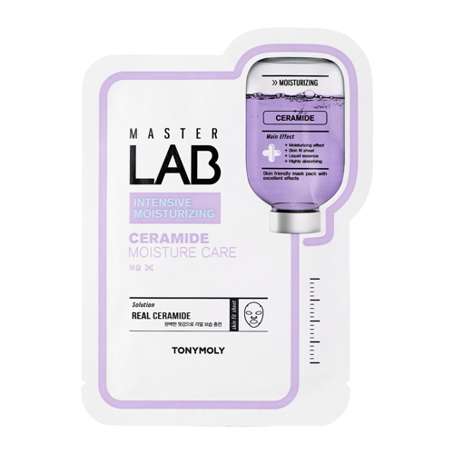 TonyMoly - Master Lab Mask Sheet Ceramide - Fátyolmaszk Ceramide NP-vel - 1db/19g