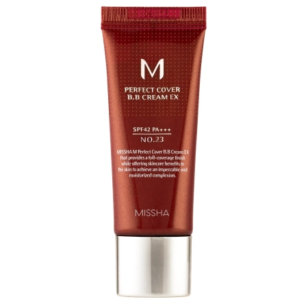 Missha - M Perfect Cover BB Cream SPF42/PA++ - Fedő BB Krém - No.23 Natural Beige - 20ml