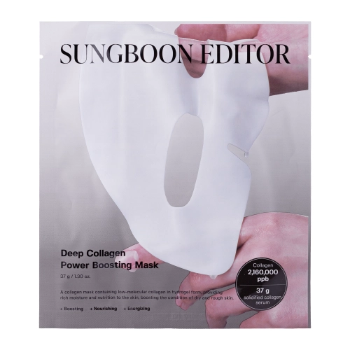 Sungboon Editor - Deep Collagen Power Boosting Mask - Lifting Hatású Hidrogél Arcmaszk - 1db/37g