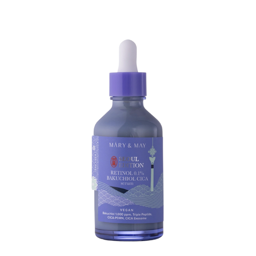 Mary&May - Retinol 0.1% Bakuchiol Cica Serum - Feszesítő Arcszérum Retinollal - 80ml