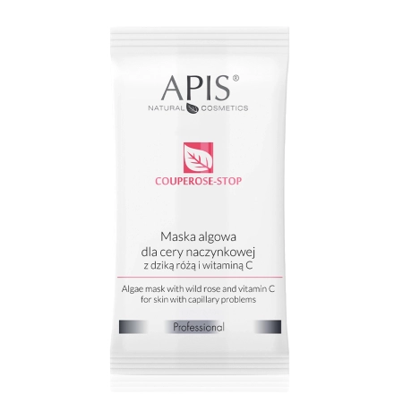 Apis - Couperose-Stop - Alga Maszk Hajszáleres Bőrre Vadrózsával és C-vitaminnal - 20g