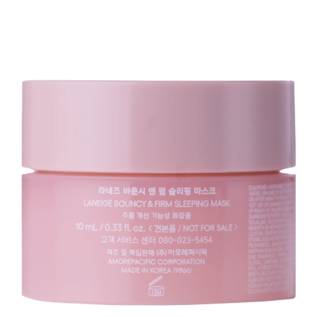 Laneige - Bouncy & Firm Sleeping Mask Mini - Feszesítő Éjszakai Maszk - 10ml