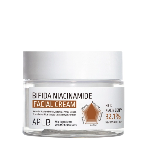APLB - Bifida Niacinamide Facial Cream - Pórusszűkítő Krém Niacinamiddal - 55ml