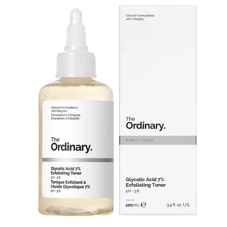 The Ordinary - Glycolic Acid 7% Exfoliating Toner - Hámlasztó Tonik 7% Glikolsavval - 100ml