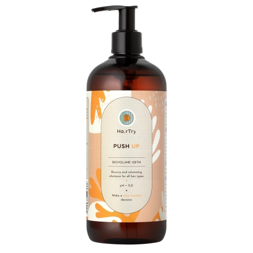 HairTry - Push Up - Volumennövelő és Rugalmasító Sampon - 500 ml