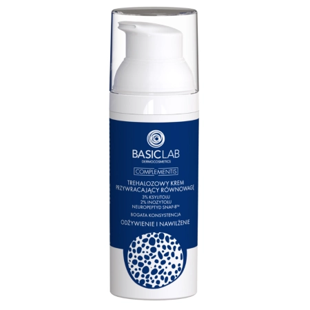 BasicLab - Táplálás és Hidratálás - Kiegyensúlyozó Gazdag Állagú Krém Trehalózzal - 50ml