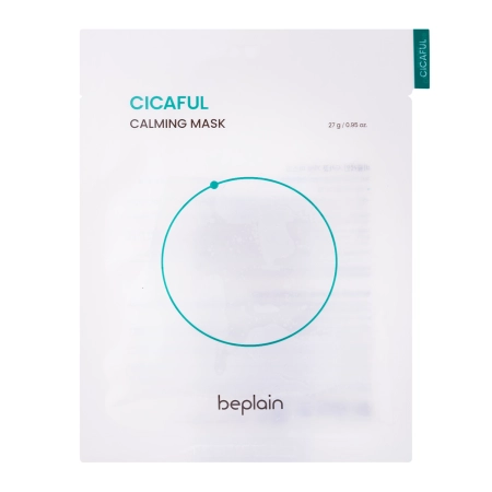 Beplain - Cicaful Calming Mask - Regeneráló és Bőrnyugtató Arcmaszk Centella Asiatica Kivonattal - 27g
