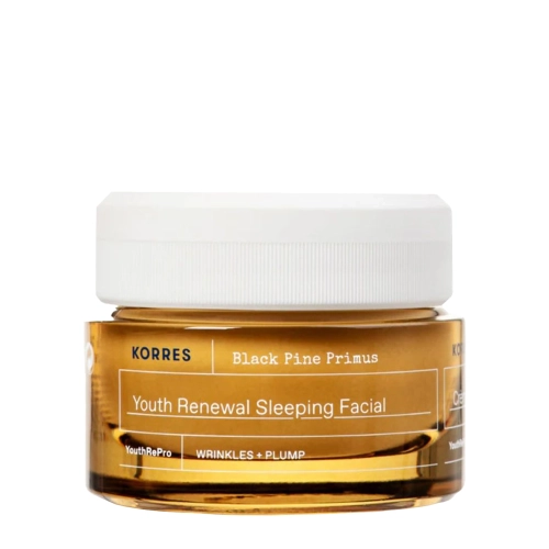 Korres - Black Pine Primus Sleeping Facial - Ránctalanító Éjszakai Arckrém - 40ml