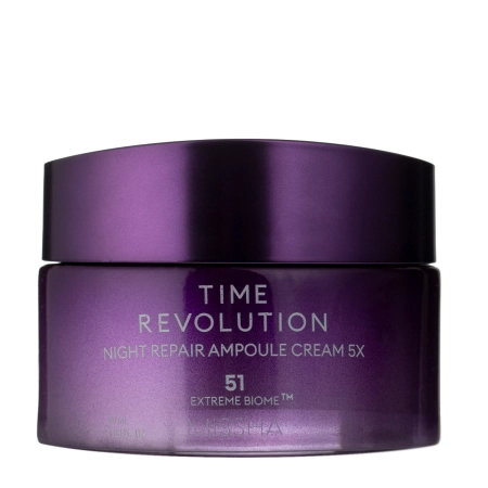 Missha - Time Revolution Night Repair Ampoule Cream 5X - Intenzíven Feszesítő Krém - 50ml