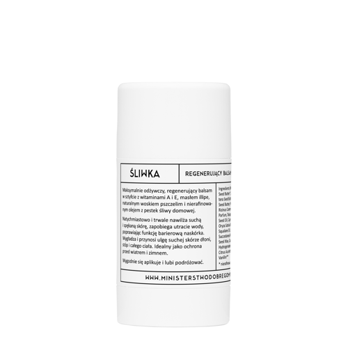 Ministerstwo Dobrego Mydła - Tápláló Testbalzsam Stiftben Szilva - 75g