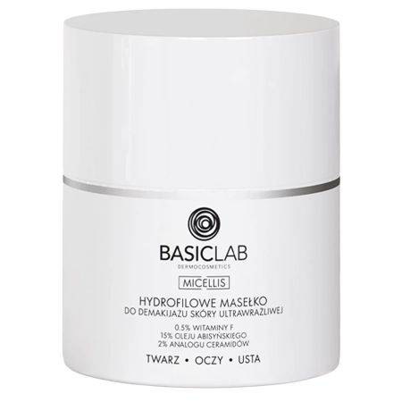 BasicLab - Micellis - Hidrofil Arctisztító Vaj Ultraiérzékeny Bőrre - 40g