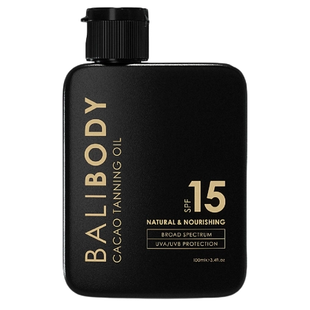 Bali Body - Cacao Tanning Oil SPF15 - Fényvédő Olaj Kakaóvajjal - 100ml