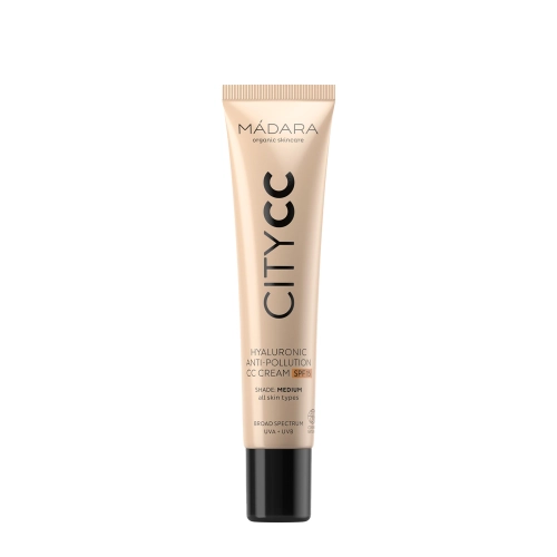 Madara - City CC CityCC Hyaluronic Anti-Pollution SPF15 - CC Krém UV-szűrővel - 02 Medium Beige - 40ml