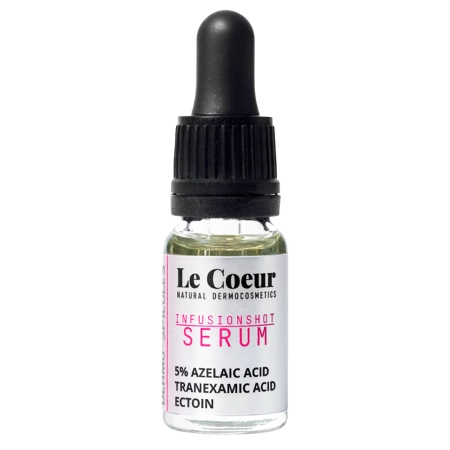 Le Coeur - Dermo-Spicules Infusionshot - Szérum Mikro-tűkkel, 5% Azelainsavval, Tranexamsavval és Ektoinnal - 10ml