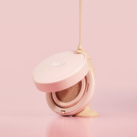 FAU - Skin Solution Cushion - Nyugtató Hatású Alapozó Párna - 15g+15g