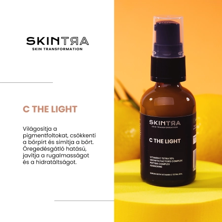 SkinTra - C The Light - 10% Tetra C-vitamin Szérum - 30ml