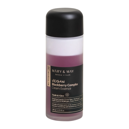 Mary&May - Vegan Blackberry Complex Cream Essence - Többfunkciós Krémes Esszencia - 140ml