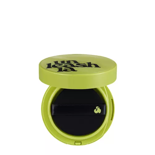 Unleashia - Healthy Green Cushion - Szatén Alapozó Párna Párna SPF30/PA++ - 18 Seashell - 15g
