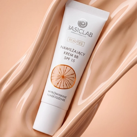 BasicLab - Hidratáló BB Krém SPF 15, Beige, 14% Hidratáló Komplex - 33ml