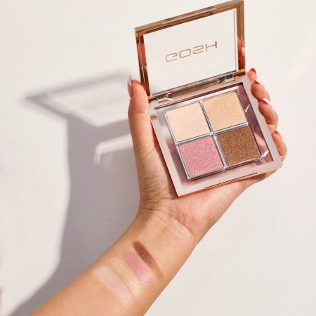 GOSH - Glow Palette - Highlighter Paletta - 001 Fourfilled - 11,6g