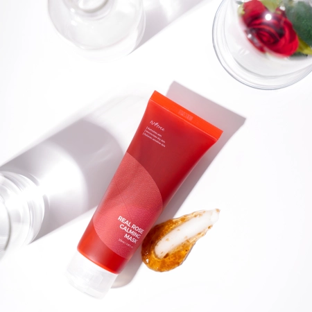 Isntree - Real Rose Calming Mask - Bőrnyugtató Rózsás Maszk - 100ml