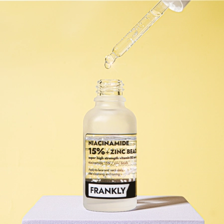 Frankly - Niacinamide 15% Zinc Beads Serum - Akne Elleni Szérum 15% Niacinamiddal és Cinkkel - 30ml