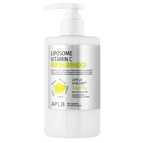 APLB - Liposome Vitamin C LX Testápoló - Világosító Testápoló Liposzómás C-vitaminnal - 300ml
