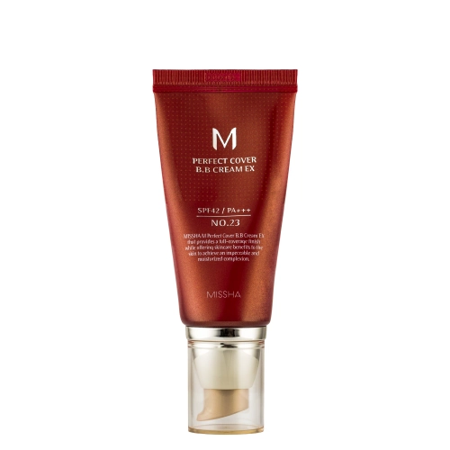 Missha - M Perfect Cover BB Cream SPF42/PA++ - Fedő BB Krém - 23 Natural Beige - 50ml