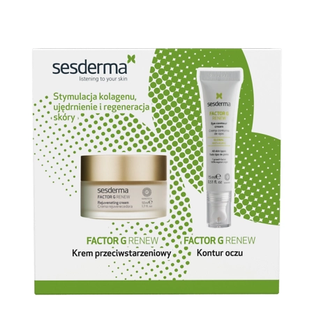 sesderma - Factor G Set - Regeneráló és Feszesítő Termékcsomag - Krém + Szemkrém - 50ml+15ml