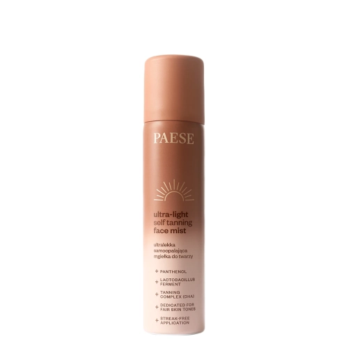 Paese - Ultra-Light Self Tanning Face Mist - Ultra Könnyű Önbarnító Arcpermet - 75ml
