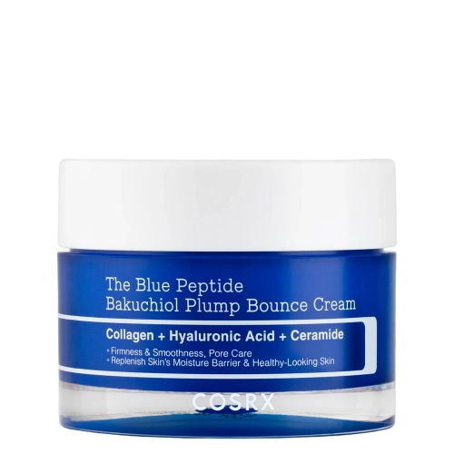 COSRX - The Blue Peptide Bakuchiol Plump Bounce Cream - Szilárdító Krém Bakuchiollal és Peptidekkel - 50g