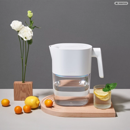 LARQ - Pitcher PureVis - Intelligens, Öntisztító Vízszűrő Kancsó - Pure White - 1,9L