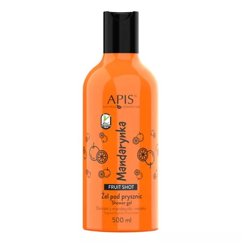 Apis - Fruit Shot - Mandarin Tusfürdő Gél - 500ml