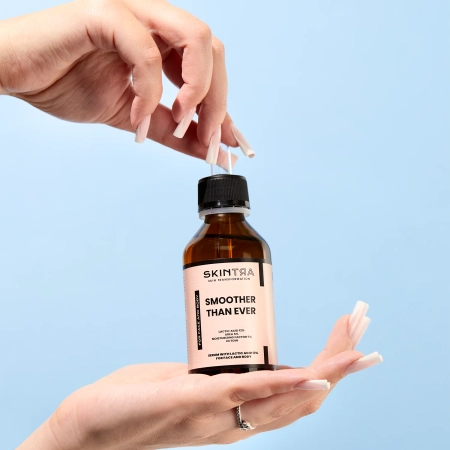 SkinTra - Smoother Than Ever - 12% Tejsavas Arc- és Testszérum - 100ml 
