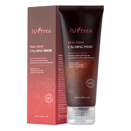 Isntree - Real Rose Calming Mask - Bőrnyugtató Rózsás Maszk - 100ml