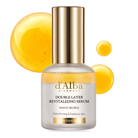 d'Alba - White Truffle Double Layer Revitalizing Serum - Revitalizáló Szérum - 30ml