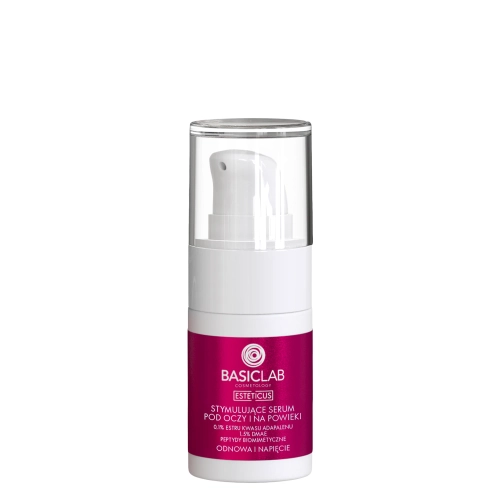 BasicLab - Stimuláló Szemkörnyékápoló Szérum Adapinoiddal - 15ml