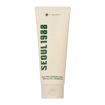 K-SECRET - SEOUL 1988 Cleansing Foam : Pine Cica 1% + Probiotics - Arctisztító Hab - 150ml