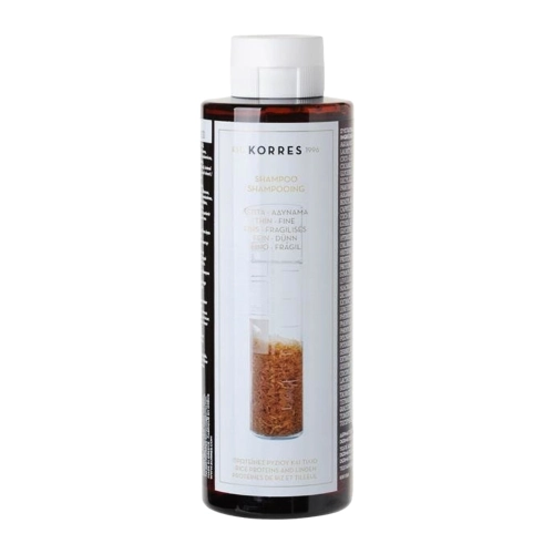 Korres - Rice Proteins and Linden Shampoo - Sampon Rizsfehérjékkel és Hársfa Kivonattal - 250ml